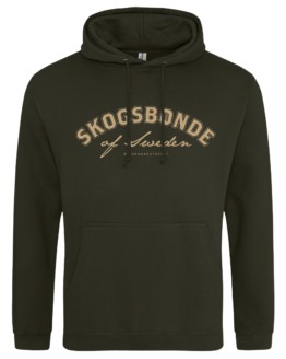 Hoodie unisex, Skogsbonde, grön