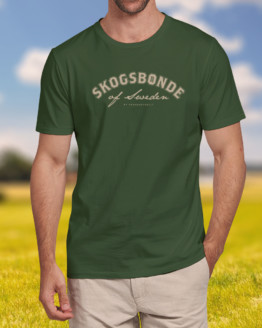 T-shirt unisex, Skogsbonde, grön